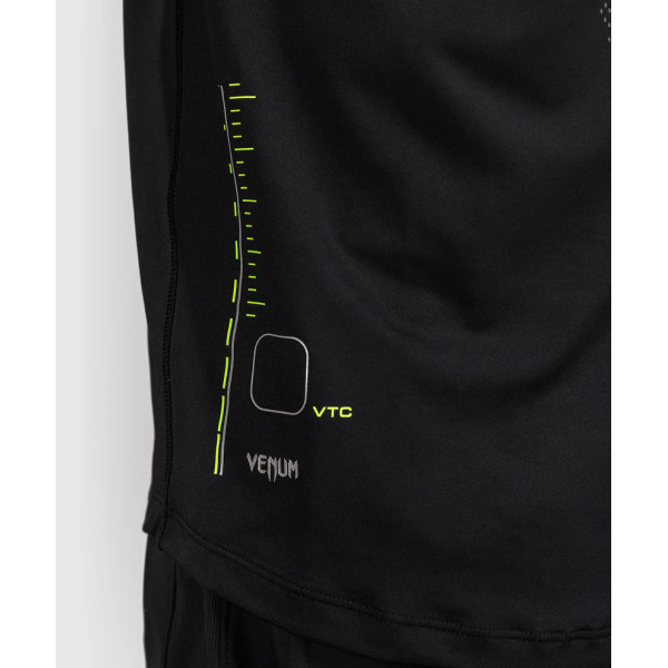 Тренувальна футболка Venum Training Camp 4.0 Dry Tech T-shirt - Black/Neon Green