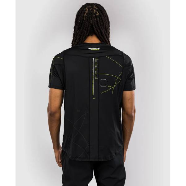 Тренувальна футболка Venum Training Camp 4.0 Dry Tech T-shirt - Black/Neon Green