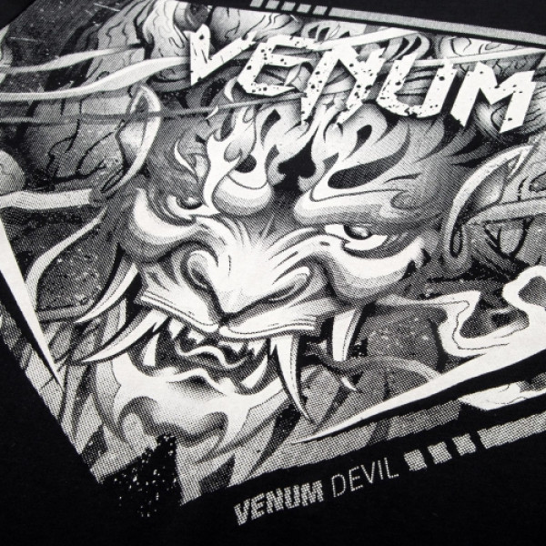 Футболка Venum Devil T-shirt White Black