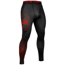 Компресійні штани Venum Signature Spats Black Red