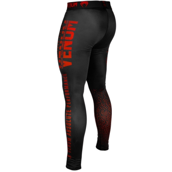 Компресійні штани Venum Signature Spats Black Red