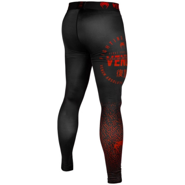 Компресійні штани Venum Signature Spats Black Red