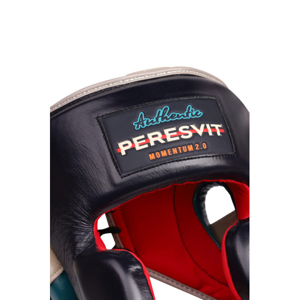 Боксерський шолом Peresvit Momentum 2.0 Leather Mexican Headgear Deep Blue