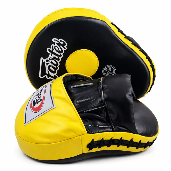 Лапи Fairtex Classic Pro Mitts FMV10 Black Yellow