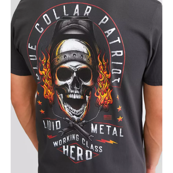 Футболка Howitzer Blue Collar Metal Vintage Black