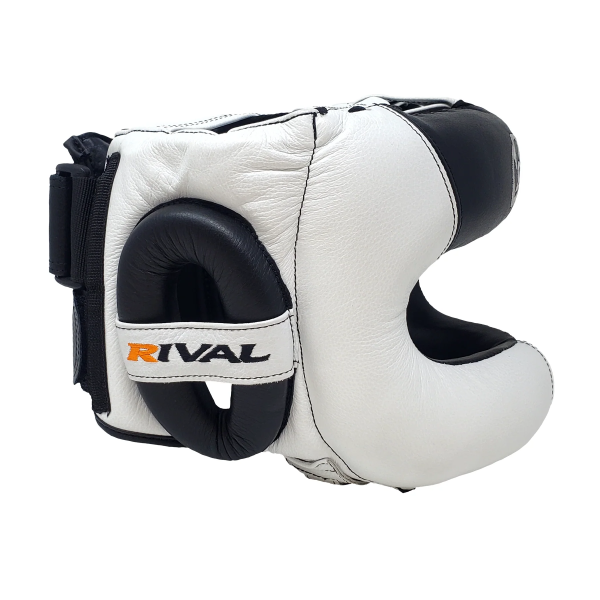Боксерський шолом з бампером Rival Guerrero RHGFS3 Facesaver Headgear White