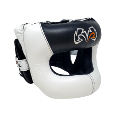 Боксерський шолом з бампером Rival Guerrero RHGFS3 Facesaver Headgear White