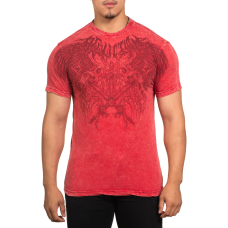 Футболка Affliction Toxic Wrath A25797 Cherry Lava Wash