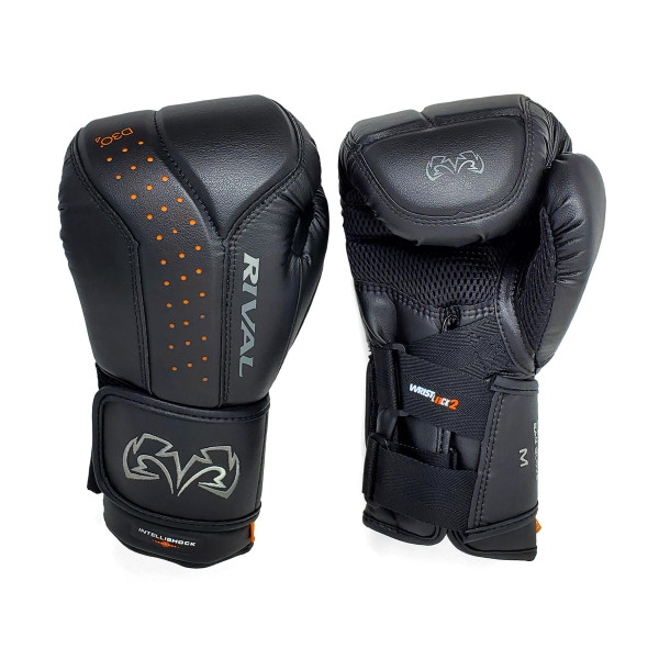 Боксерські рукавиці Rival RB10 Intelli-Shock Bag Gloves Black Black
