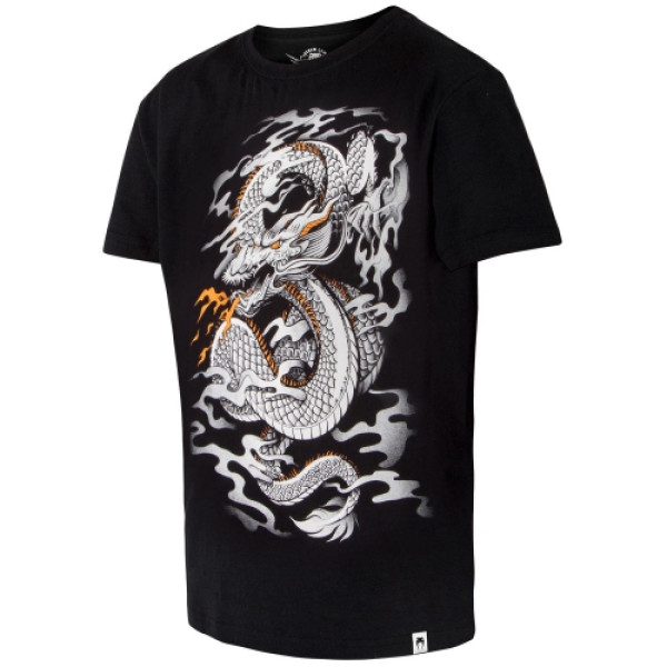 Футболка Venum Dragons Flight T-shirt Black White