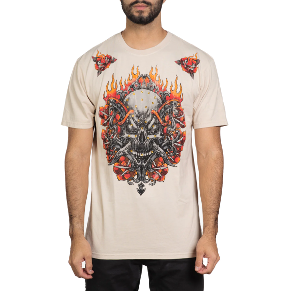 Футболка Affliction Toxic Tavern Cream