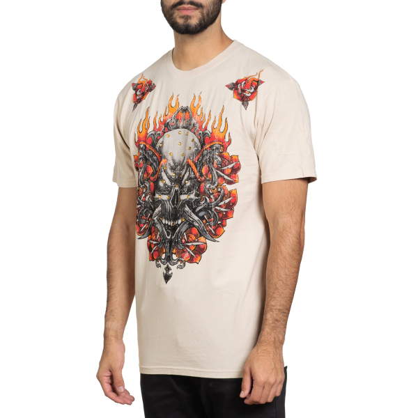 Футболка Affliction Toxic Tavern Cream