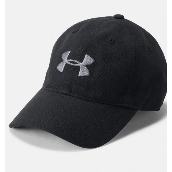 Бейсболка Under Armour Core Canvas Dad Cap Black