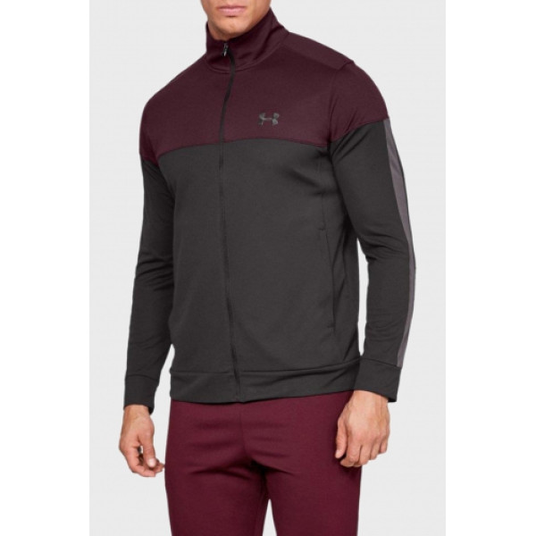 Спортивна кофта Under Armour Sportstyle Pique Jacket Stealth Artillery Maroon