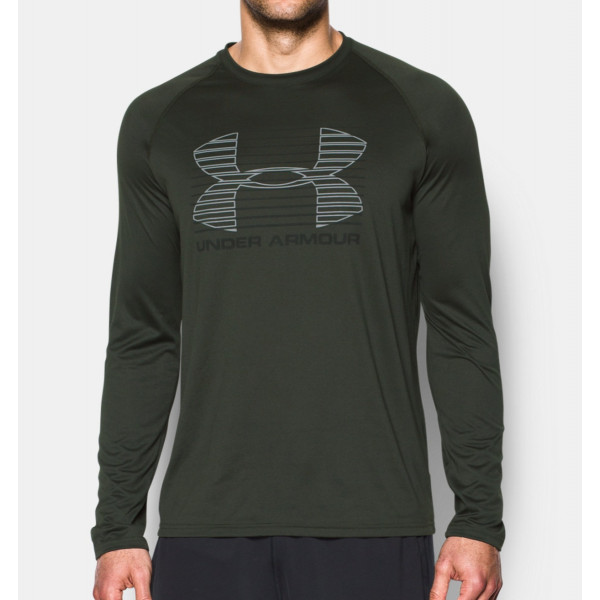 Лонгслів Under Armour Tech™ Rise Up Long Sleeve T-Shirt Artillery Green