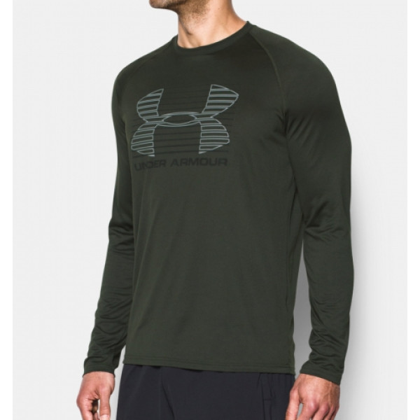 Лонгслів Under Armour Tech™ Rise Up Long Sleeve T-Shirt Artillery Green