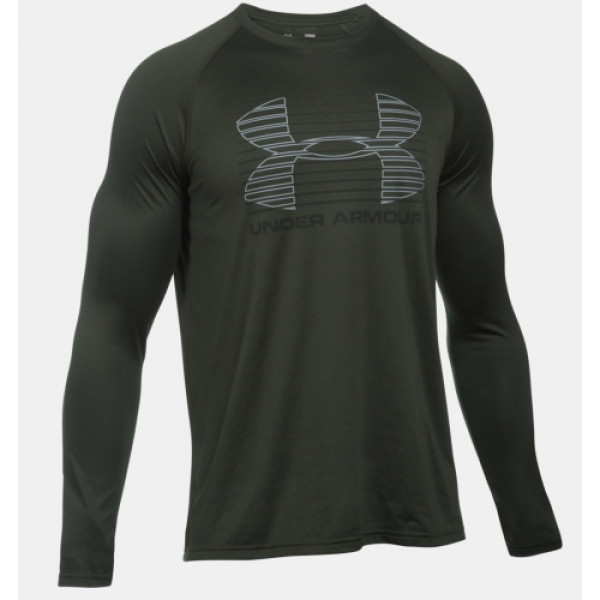 Лонгслів Under Armour Tech™ Rise Up Long Sleeve T-Shirt Artillery Green