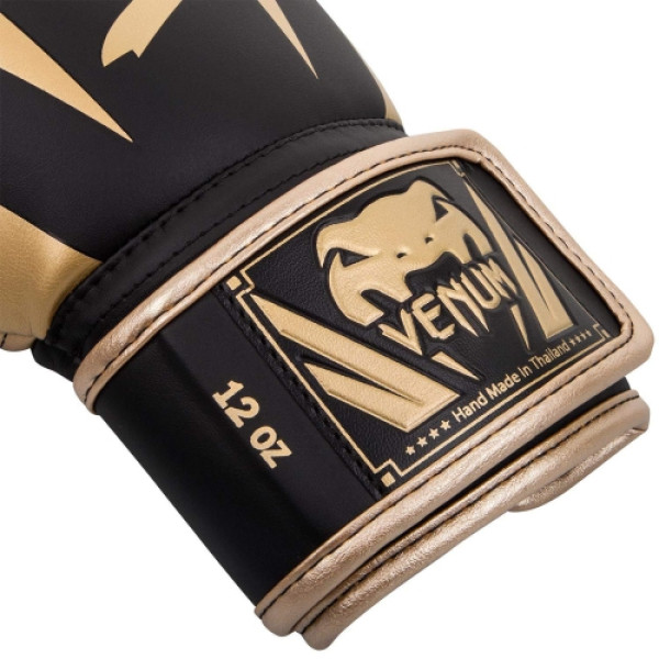 Боксерські рукавиці Venum Elite Boxing Gloves Black Gold