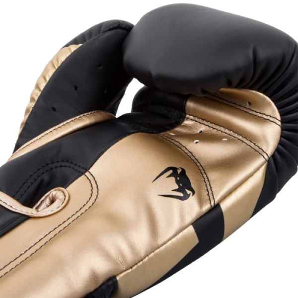 Боксерські рукавиці Venum Elite Boxing Gloves Black Gold