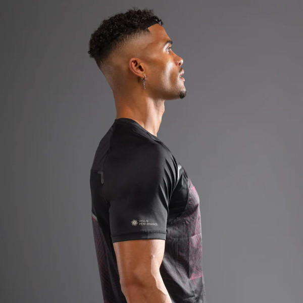 Футболка Venum G-Fit Air Men's Dry-Tech T-Shirt Deep Black Fire Red