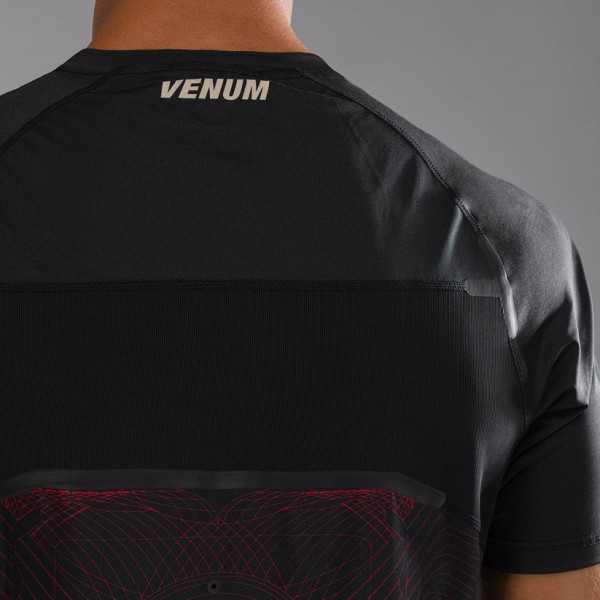 Футболка Venum G-Fit Air Men's Dry-Tech T-Shirt Deep Black Fire Red