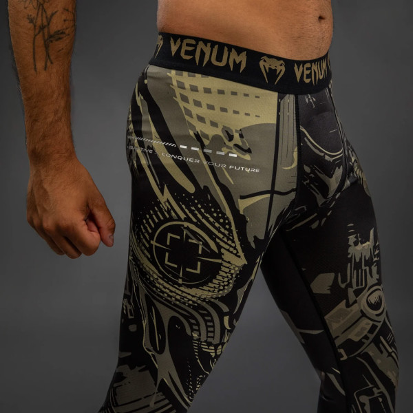 Компресійні штани Venum Invader Spats Black Sand