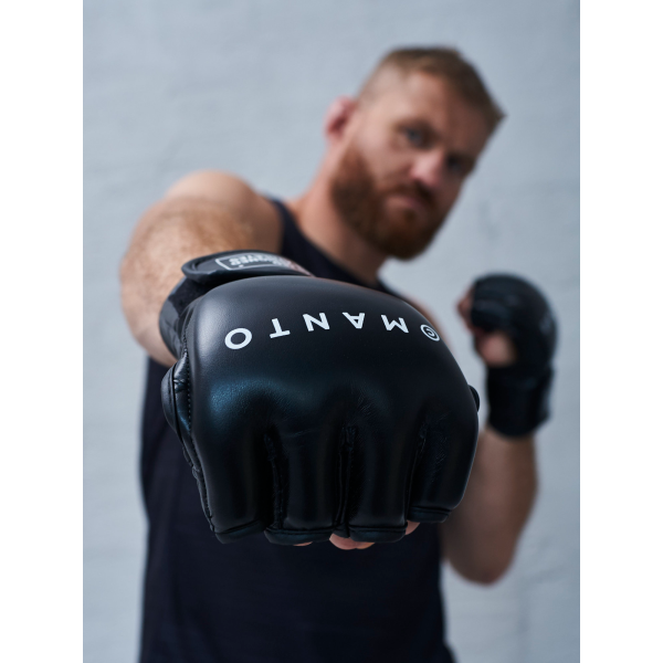 Рукавиці для MMA MANTO Impact Black
