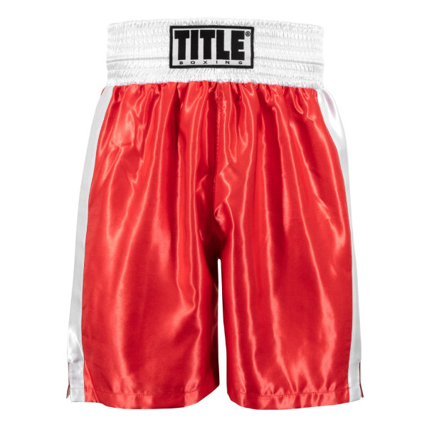 Шорти TITLE Boxing Edge Boxing Trunks 2.0 Red White