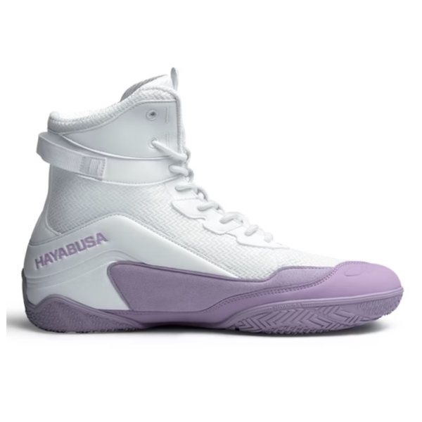 Боксерки Hayabusa Talon Boxing Shoes White Lavender