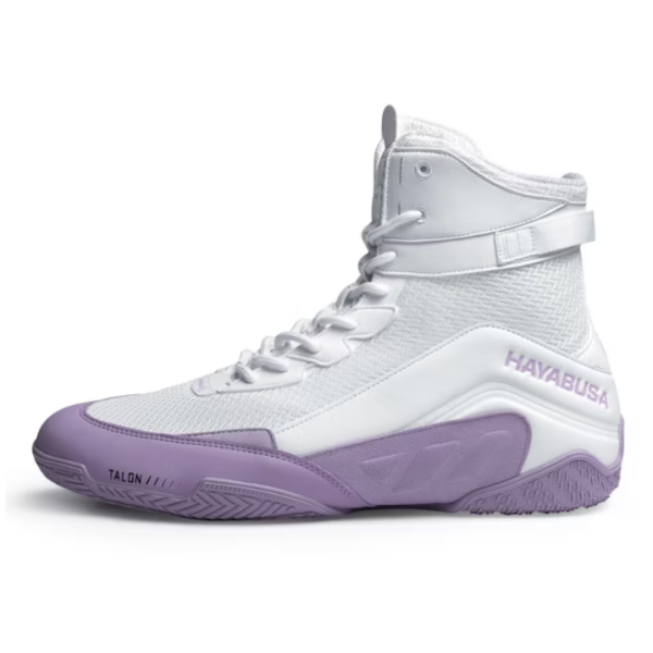 Боксерки Hayabusa Talon Boxing Shoes White Lavender