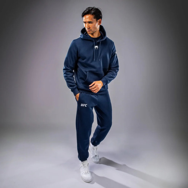 Худі UFC Venum FIGHT WEEK 4.0 PLAIN VERSION Men's Hoodies Navy Blue