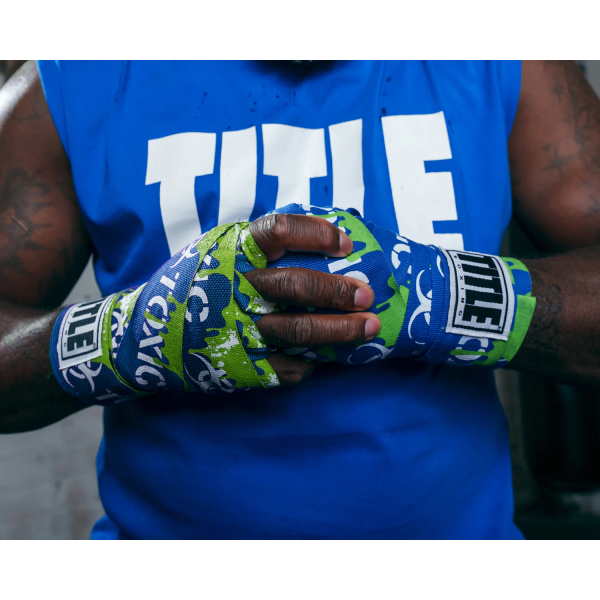 Бинти Title Boxing Print Hand Wraps 180 Toxic