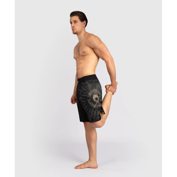 Шорти для MMA Venum Santa Muerte 5.0 Men’s Fight Shorts Deep Black Gold