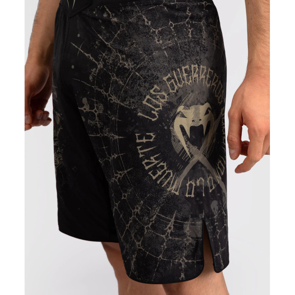 Шорти для MMA Venum Santa Muerte 5.0 Men’s Fight Shorts Deep Black Gold