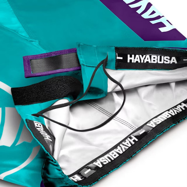 Шорти для MMA Hayabusa Icon Mid-Thigh MMA Shorts Teal White