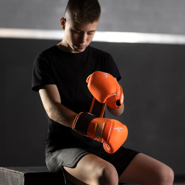 Боксерські рукавиці Hayabusa T3 Kids Boxing Gloves Neon Orange