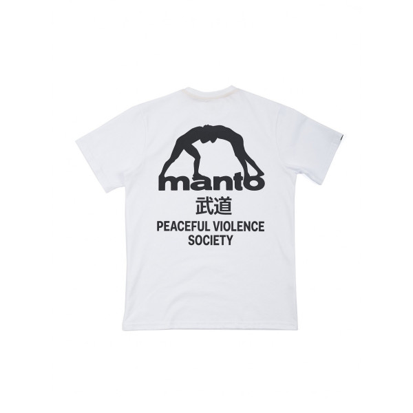 Футболка MANTO T-shirt Society White
