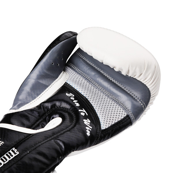 Боксерські рукавиці Peresvit Core Boxing Gloves White Black & Grey