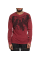 Лонгслів Affliction Crows Thermal Burgandy Lava Wash