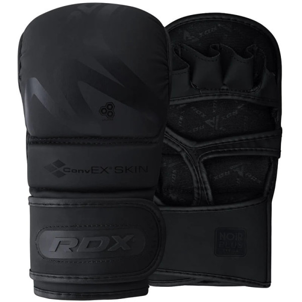 Рукавиці для ММА RDX T15 Noir Hybrid Mma Grappling Gloves Black
