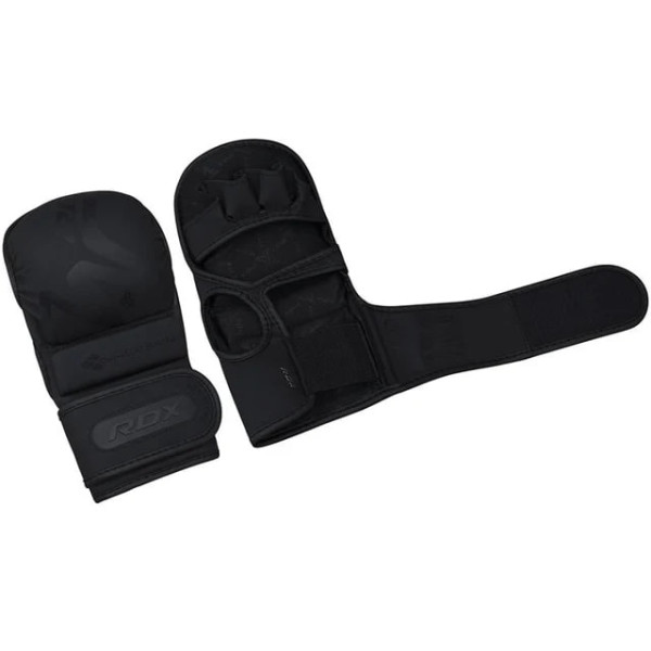 Рукавиці для ММА RDX T15 Noir Hybrid Mma Grappling Gloves Black
