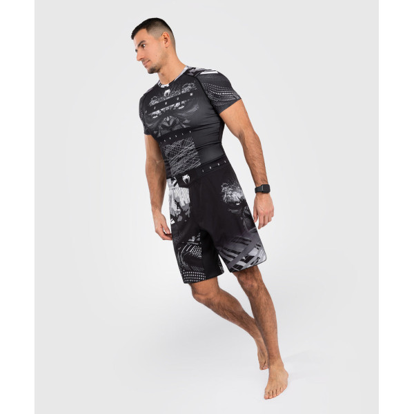 Шорти для MMA Venum Gorilla Jungle Fightshort Black White