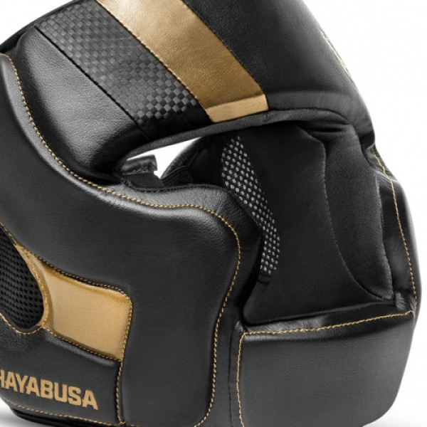 Шолом Hayabusa T3 MMA Headgear Black Gold