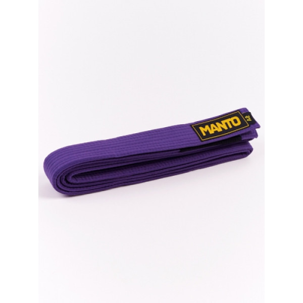 Пояс для кимоно MANTO Logotype BJJ Belt Purple