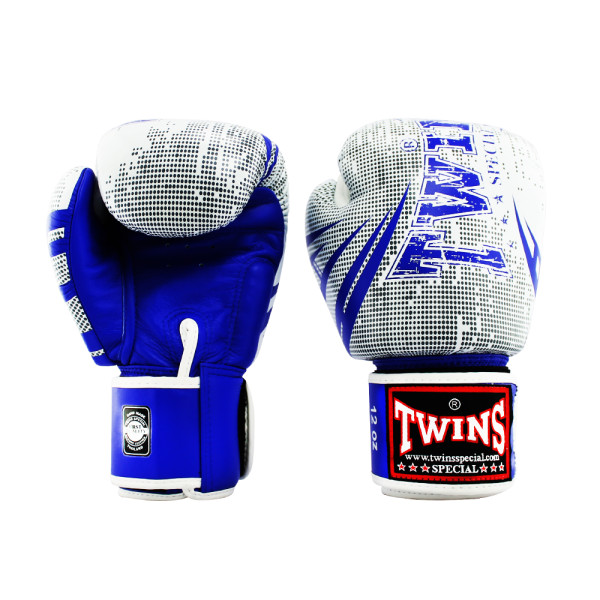 Боксерські рукавиці Twins Fancy FBGVL3-TW5 Blue White