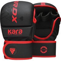 Рукавиці для MMA RDX F6 Kara Shooter Sparring Gloves Matte Red