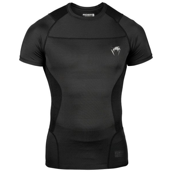 Рашгард Venum G-Fit Short Sleeves Rashguards Black Black