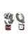 Боксерські рукавиці Twins Fancy Boxing Gloves FBGVL3-49BK Black White