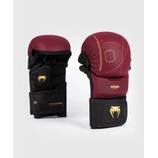Рукавиці для MMA Venum Tactical XT Sparring MMA Gloves - Black/Burgundy/Gold