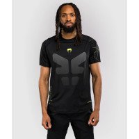 Тренувальна футболка Venum Training Camp 4.0 Dry Tech T-shirt - Black/Neon Green